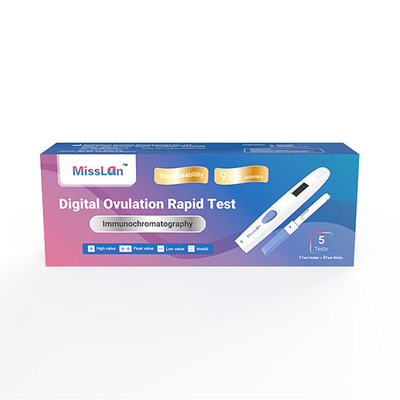 LH della prova di ovulazione di Hcg del test di gravidanza di Digital dell'indicatore della striscia di iso