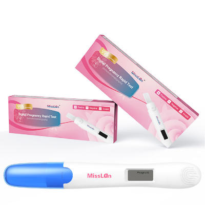 Test di gravidanza dell'urina di FDA 510k Digital con il bastone rapido del test di gravidanza di Digital di risultato